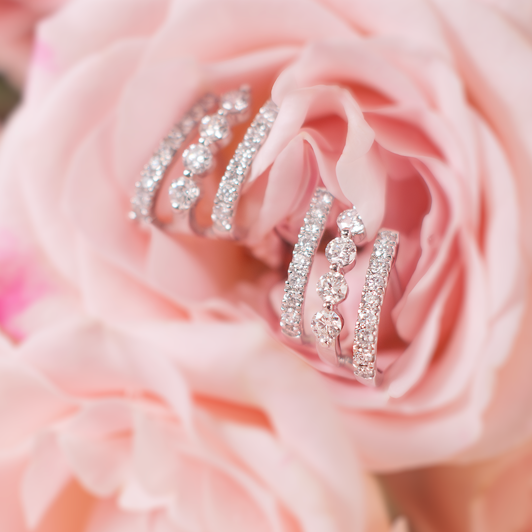 Dressy diamond earrings